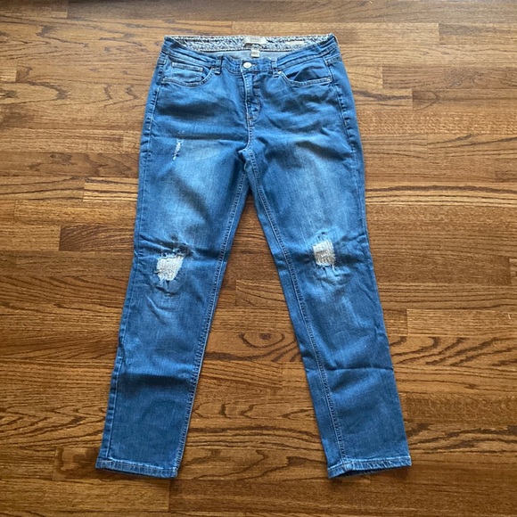 Vintage America Denim - Vintage America Jeans Sz 10 medium wash EC floral inside band very cute! Spring